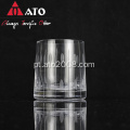 Crystal feito artesanal gravado copo de vidro transparente para bebidas